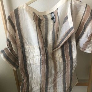 Etoile isabel marant shirt sleeve blouse stripes